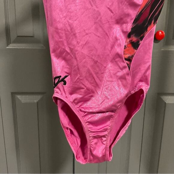 GK Elite Pink Gymnastics Leotard Size Adult XS - Picture 5 of 8